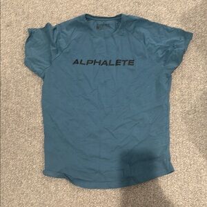 Alphalete Teal Crew Neck Tee